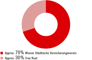Shareholder structure (ring chart)